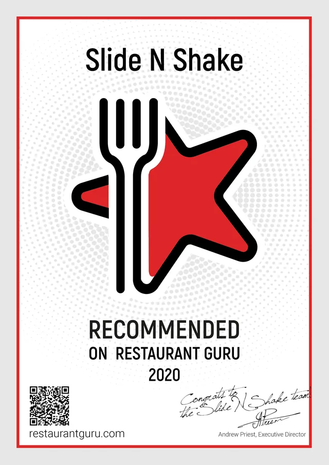 Slide N Shake, Recommended on Restaurant Guru 2020